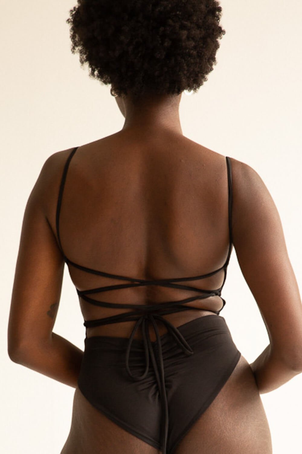 The Corset One Piece - Matte Black