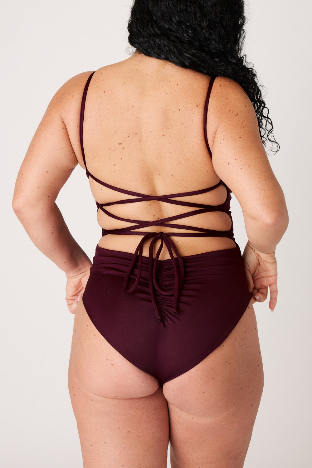 The Corset One Piece - Dark Cherry