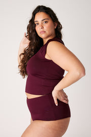 [Isabella is 5'10 and wears size XL]#color_dark-cherry