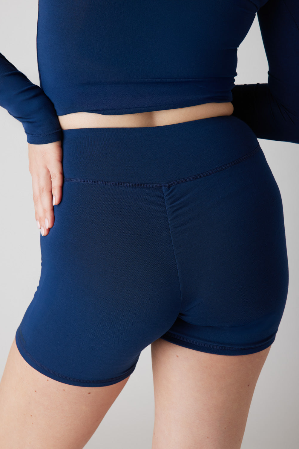 The Cool-Comf Scrunch Boxer Shorts - Soft Navy