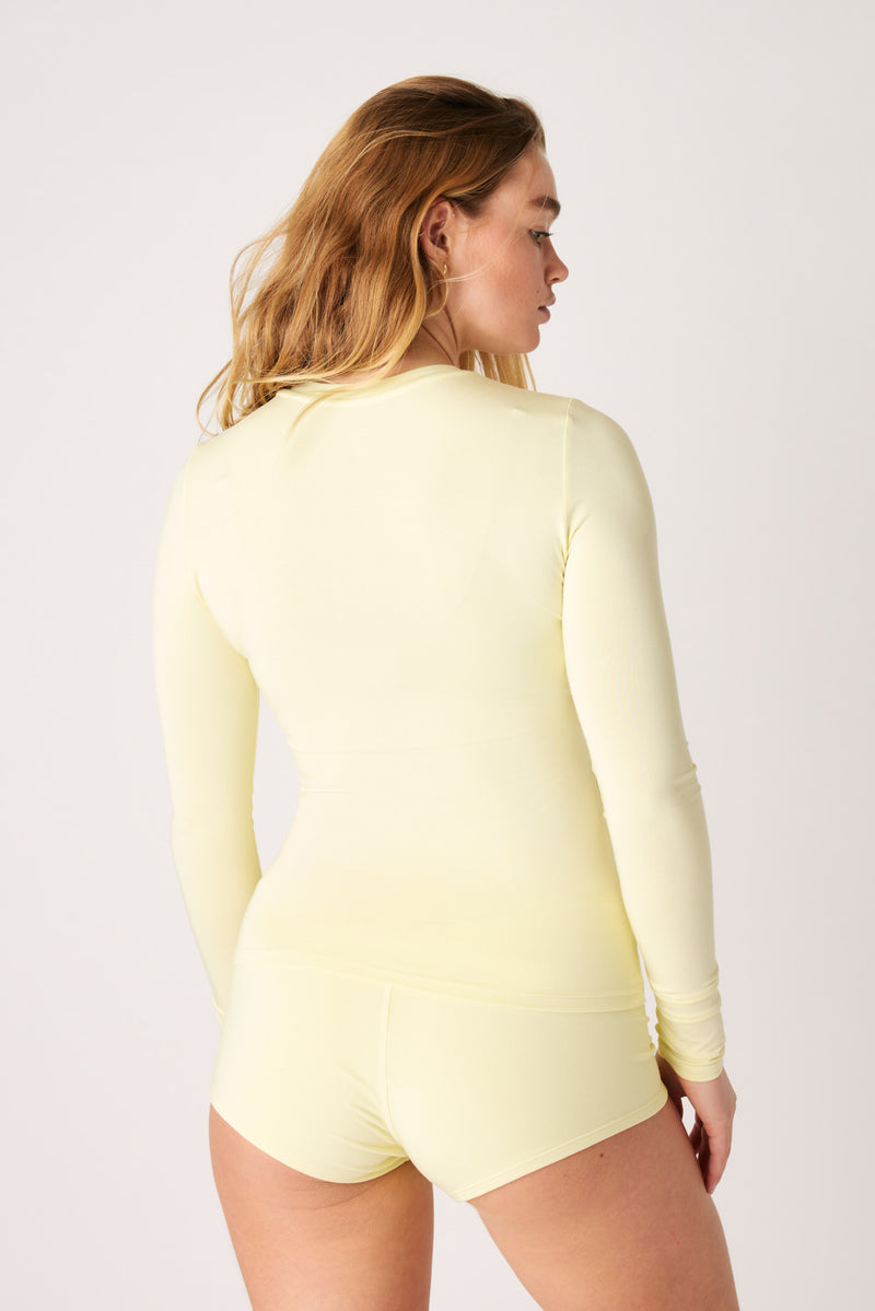 [Aqua is 5'7.5 and wears size M]#color_butter-yellow