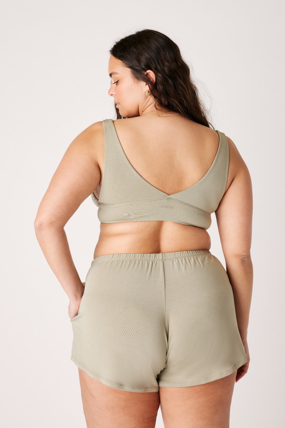 The Cool-Comf Chill Shorts - Olive Taupe