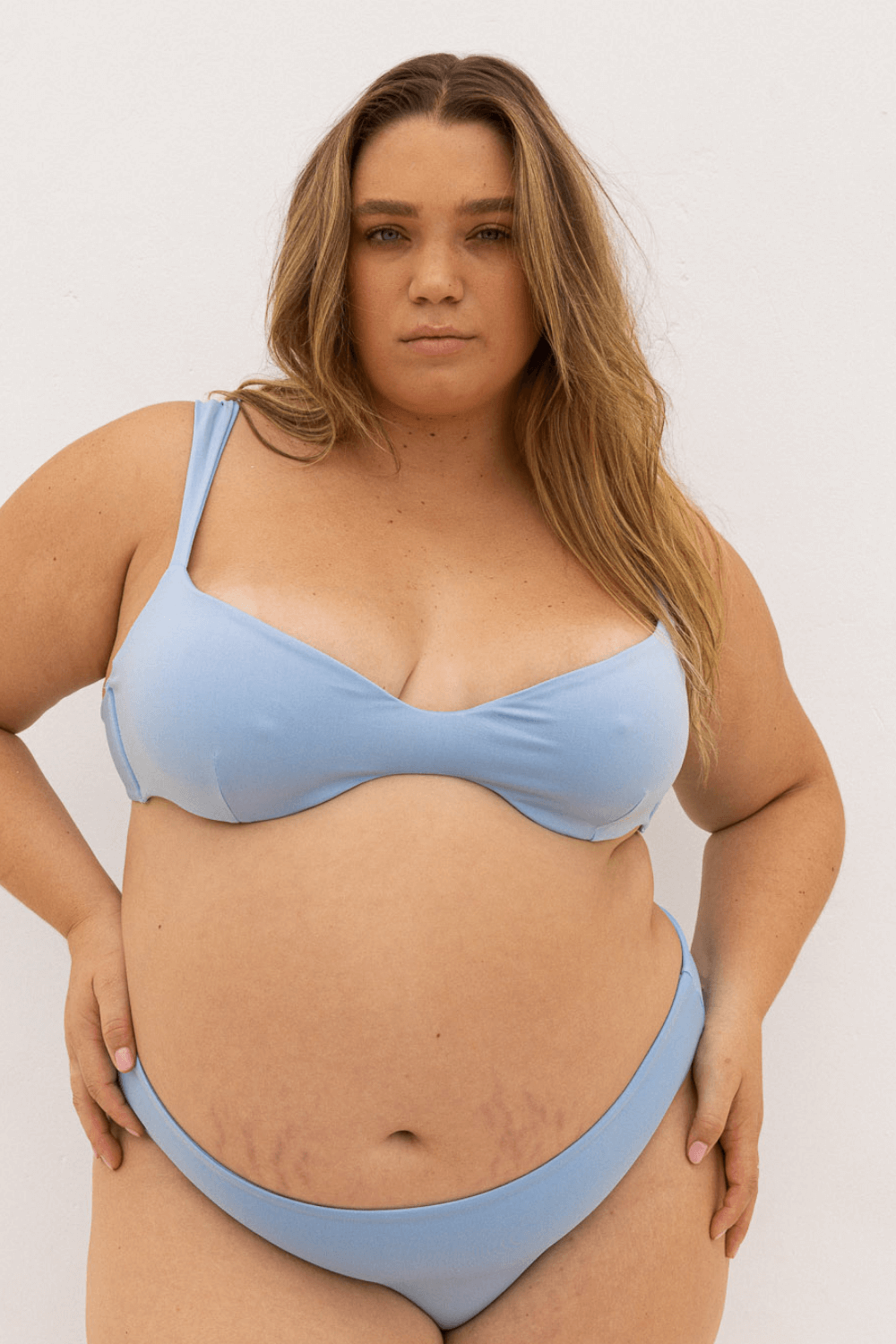 The Sweetheart Underwire Top - Airy Blue