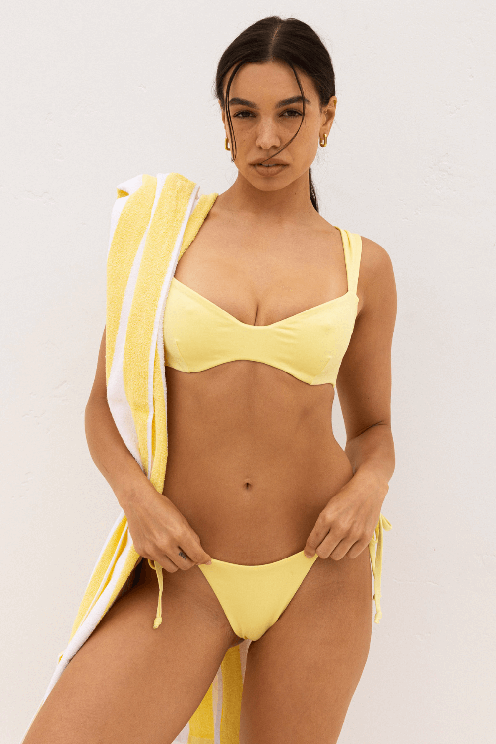 The Side Tie Bottoms - Lemonade