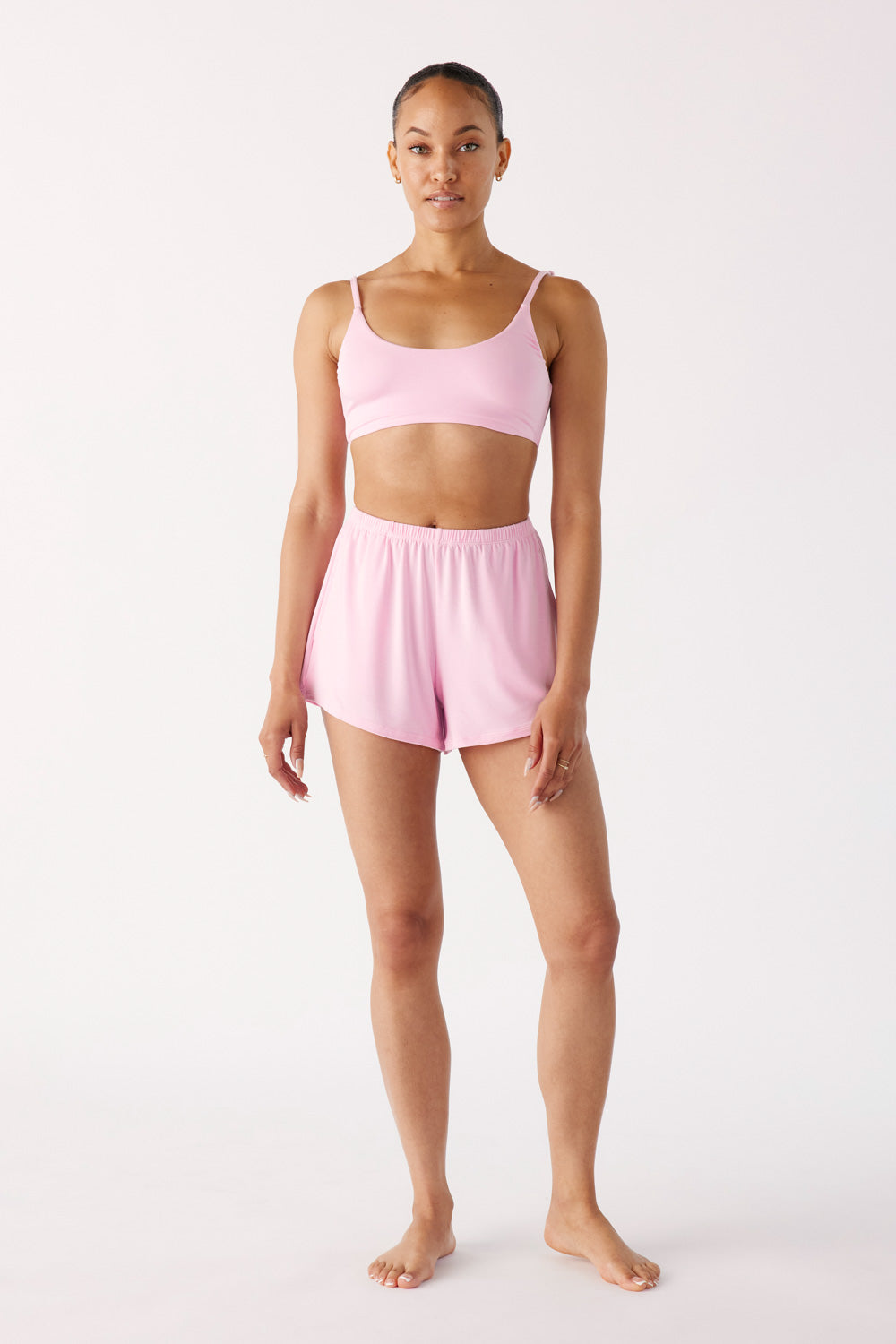 The Cool-Comf Lounge Bralette - Peony Pink