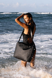 The Covae Waterproof Tote - Matte Black
