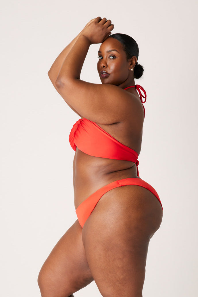 The Tied Up Top - Fiesta Red