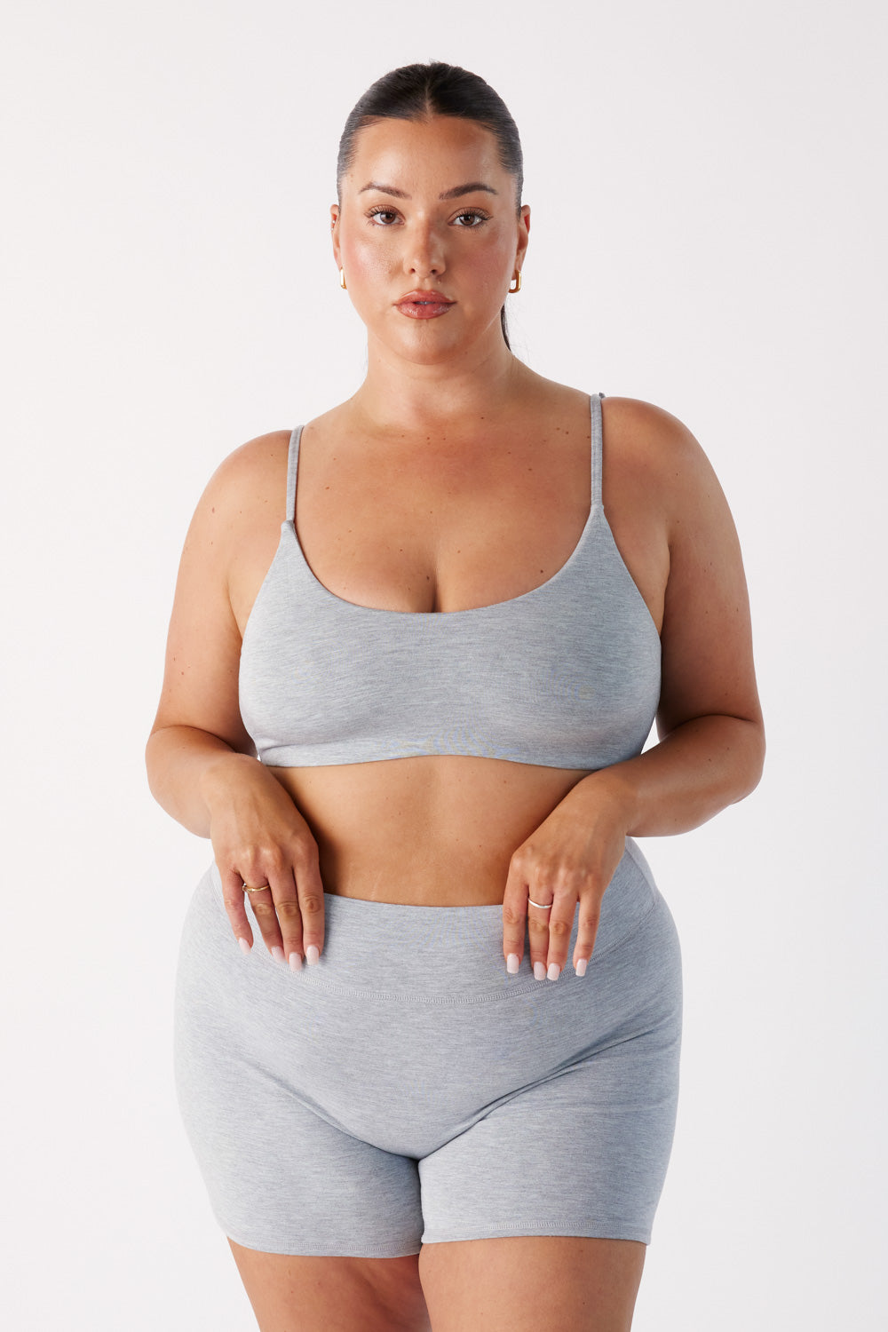 The Cool-Comf Lounge Bralette - Heather Gray