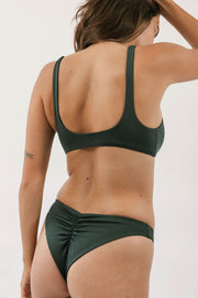 The Plunge Scoop Top - Deep Lagoon