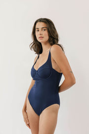 The Riviera Underwire One Piece - Soft Navy