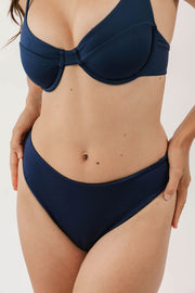 The Riviera Underwire Top - Soft Navy
