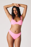 [Danielle is 5’6 and wears size S]#color_bubblegum-pink