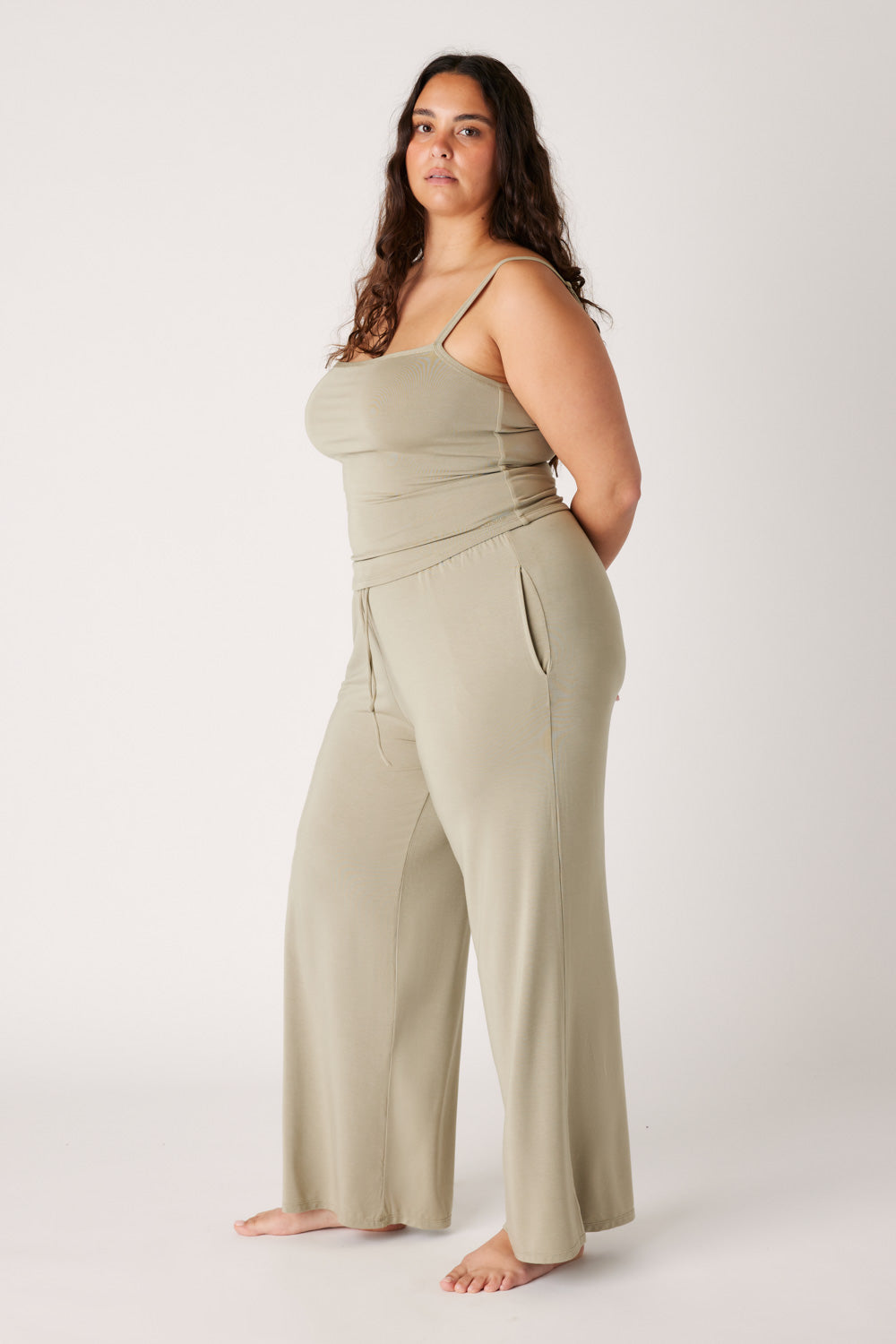 The Cool-Comf Lounge Chill Pant - Olive Taupe