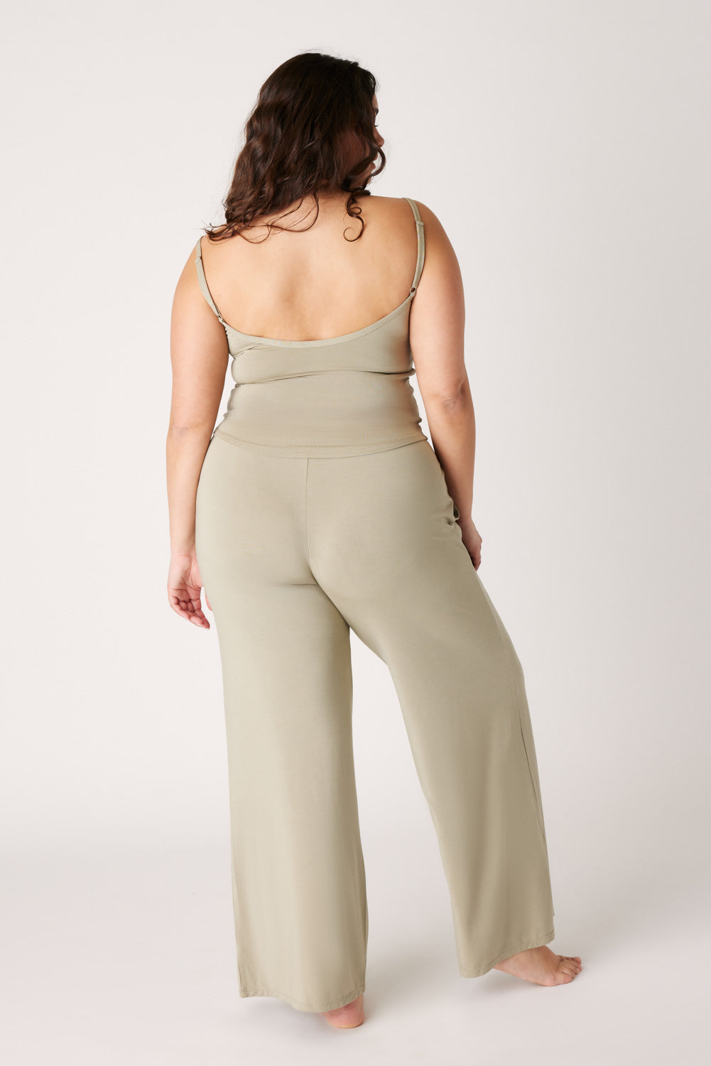 The Cool-Comf Cami Tank - Olive Taupe