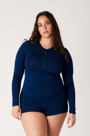 [Isabella is 5'10 and wears size XL]#color_soft-navy