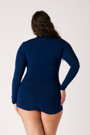 [Isabella is 5'10 and wears size XL]#color_soft-navy