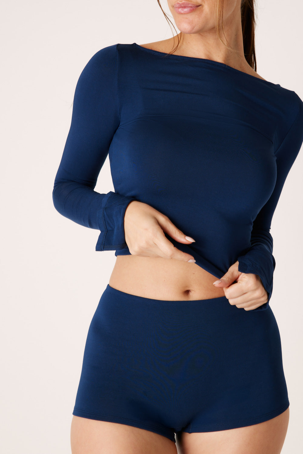 The Cool-Comf Lounge Essential Long Sleeve - Soft Navy