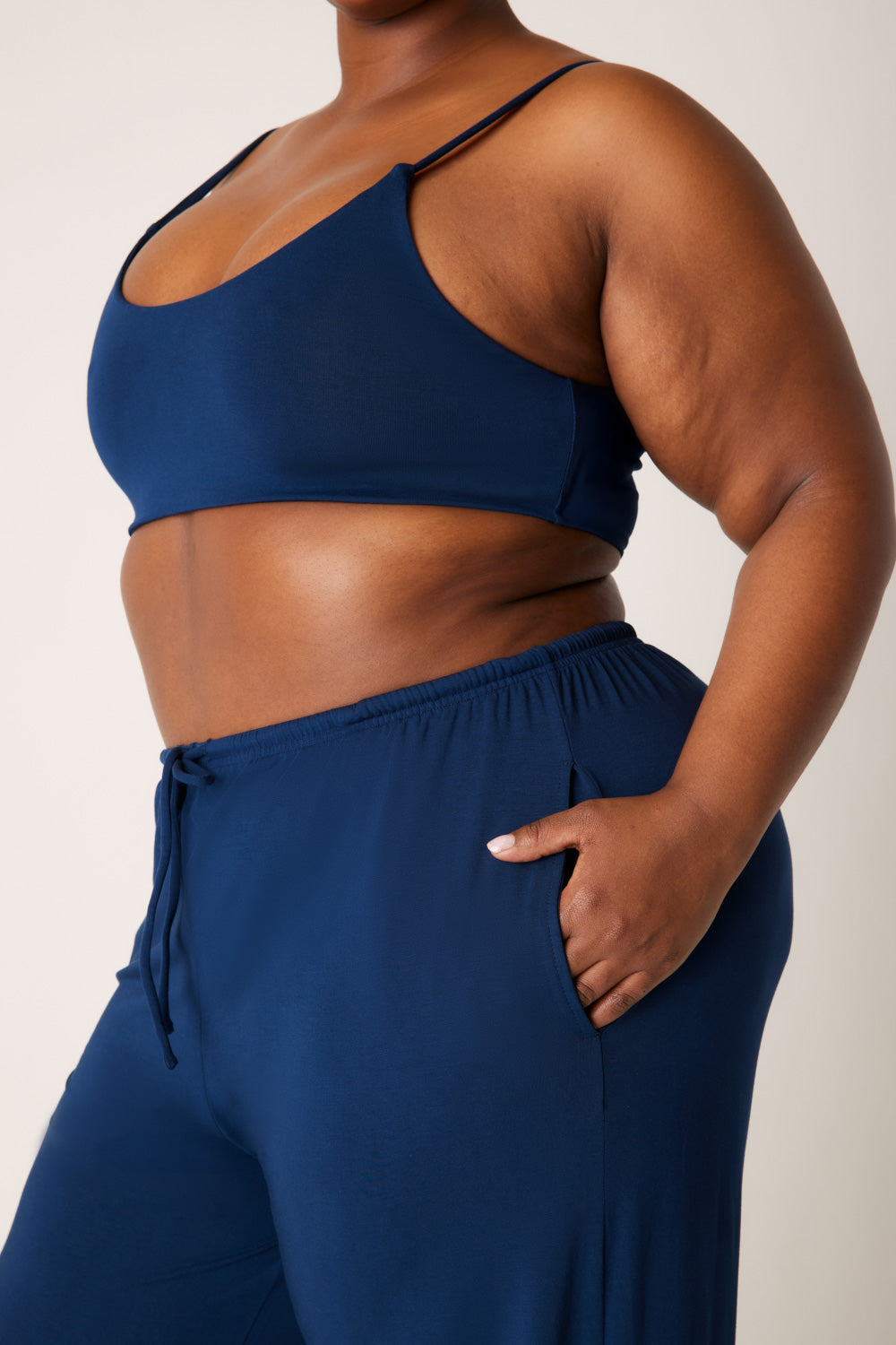 The Cool-Comf Lounge Bralette - Soft Navy