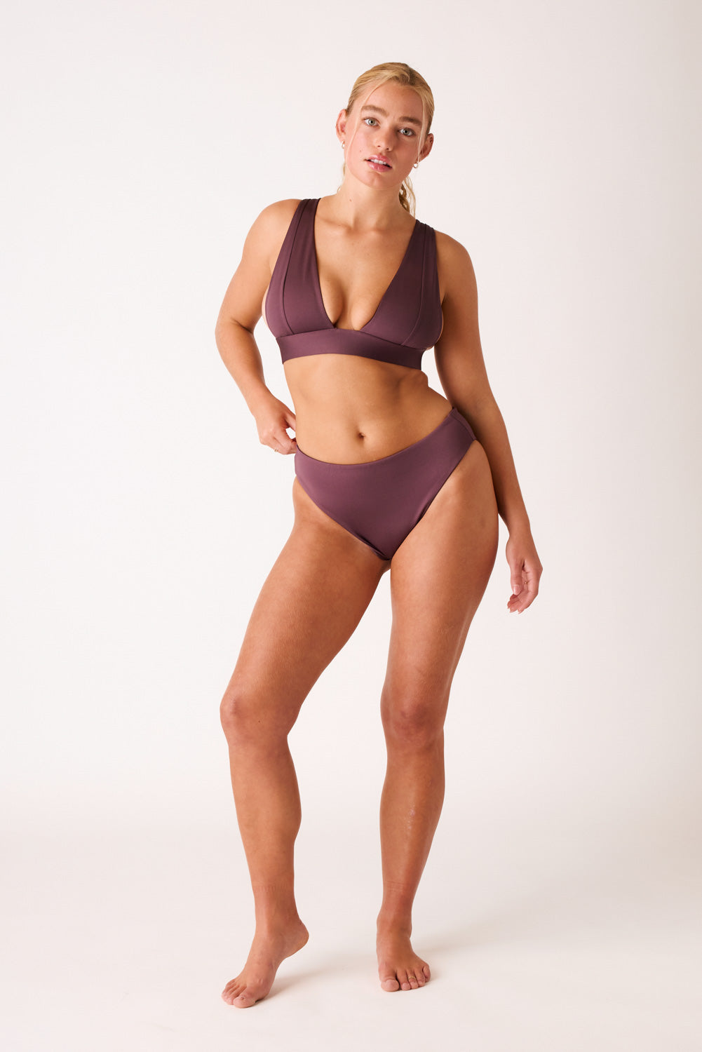 The High-Leg Scrunch Bottom - Fig