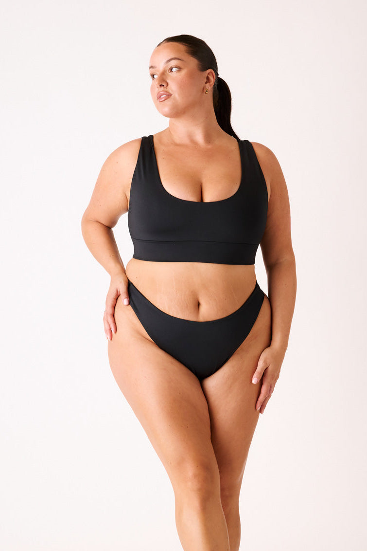 The Thong Bottom - Matte Black