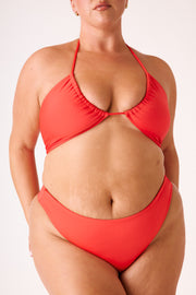 [Christina is 5'6 and wears size XXL]#color_fiesta-red