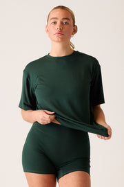 [Aqua is 5'7.5 and wears size M]#color_evergreen