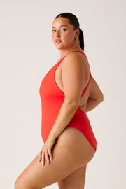 [Christina is 5'6 and wears size XXL]#color_fiesta-red