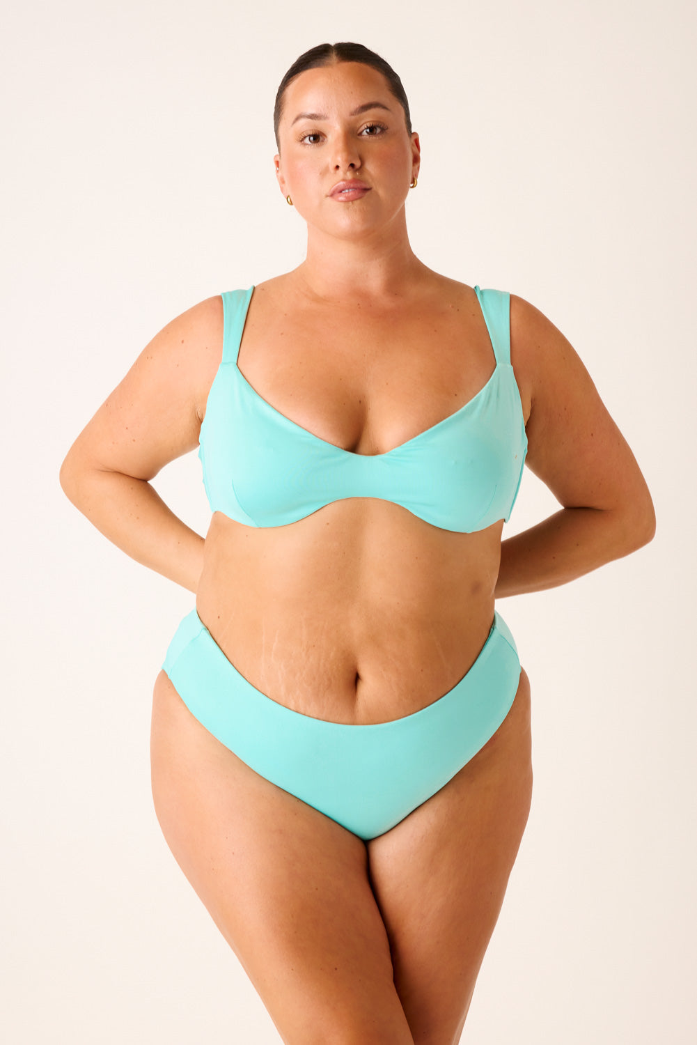 The Sweetheart Underwire Top - Aquamarine