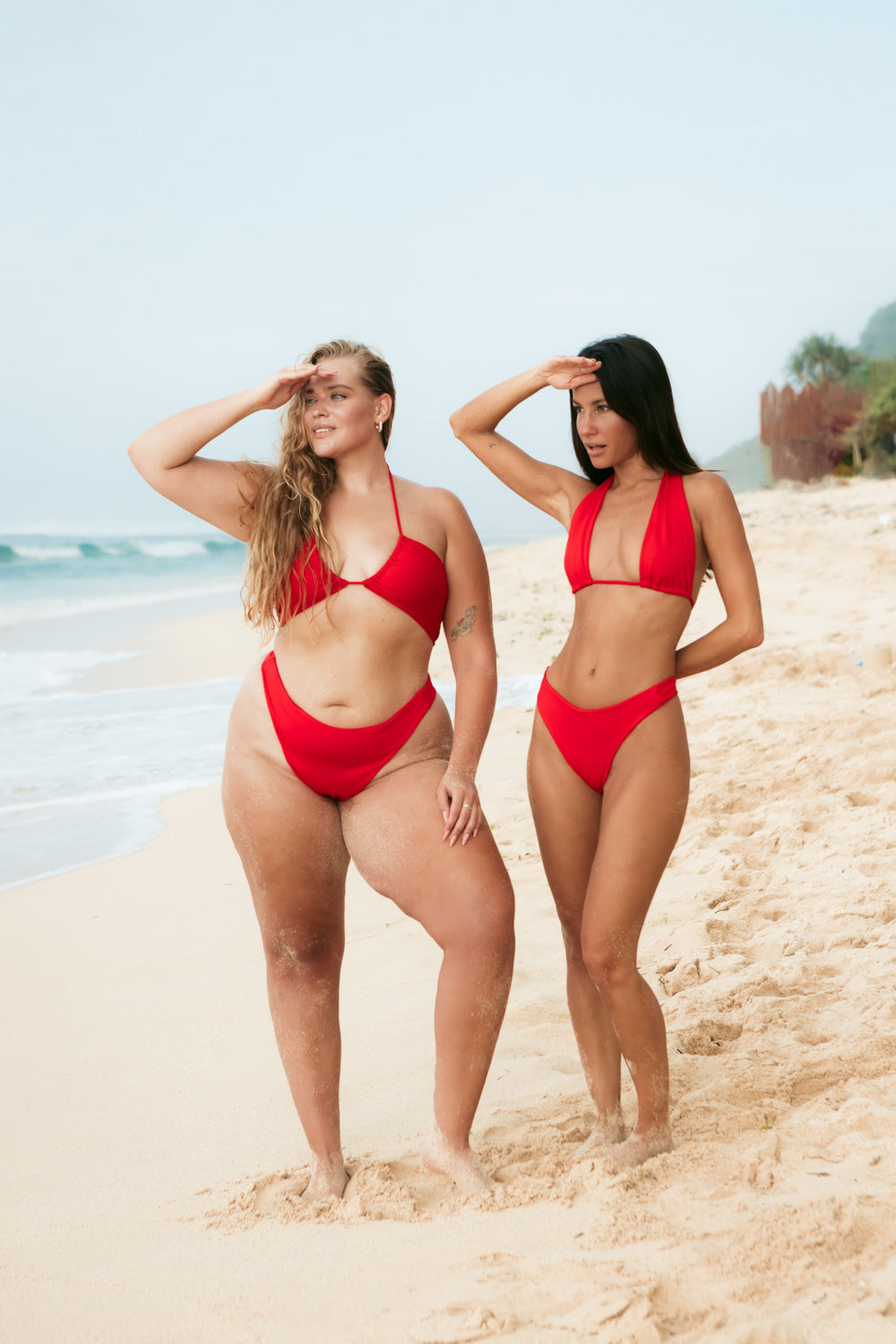 The Tied Up Top - Fiesta Red